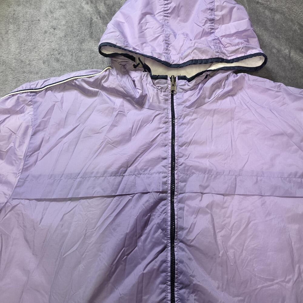 Vintage 90s Endurance Jacket Womens 3X Purple Hooded Full Zip Lined Reversable